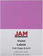 JAM PAPER Full Sheet Shipping Labels - Image 5