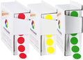 ChromaLabel 1/2 Inch Removable Round Colored Stickers, Ideal Colored Dot Sticker by ChromaLabel