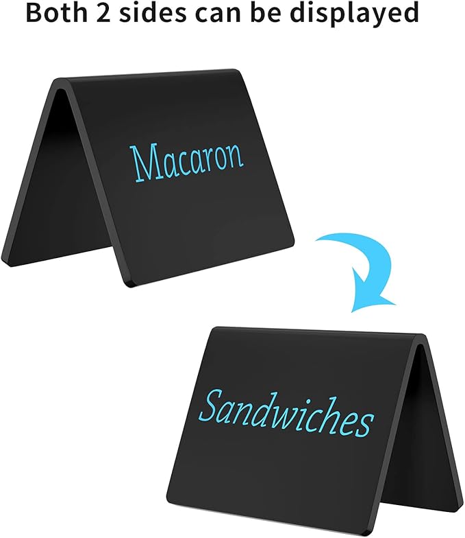 AITEE Mini Tabletop Chalkboard Signs - Image 5