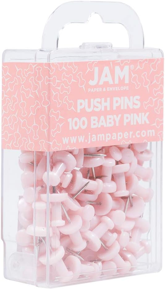 JAM PAPER Colorful Push Pins - Image 2