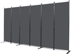 CHOSENM Room Divider, 6 Panel Folding Privacy Screens by CHOSENM