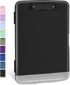 Sooez Clipboards with Storage, High Capacity Clip Boards 8.5x11 with Pen Holder by Sooez
