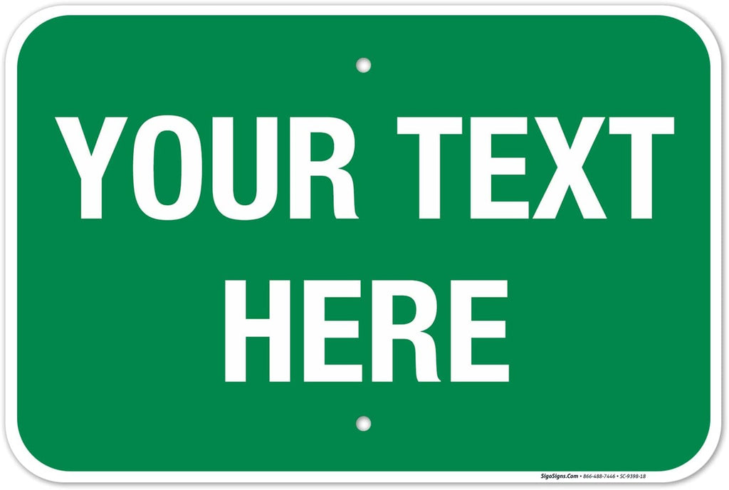 Personalized Custom Green Background Customize