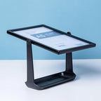 ECKEK ABS Plastic Sign Holder, Menu Displays T Shape Sign Stand, Rotating - Image 7