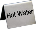 New Star Foodservice Stainless Steel Table Tent Sign, 1.5" x 2") by NewStarFoodservice