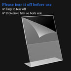 WAEFNO 18 Pack Acrylic Sign Display Stand 8.5 X 11, L Shape Clear Plastic Sign - Image 5