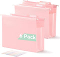 SortRax Plastic High Capacity Hanging File Folders, Letter Size, Heavy Duty by SortRax