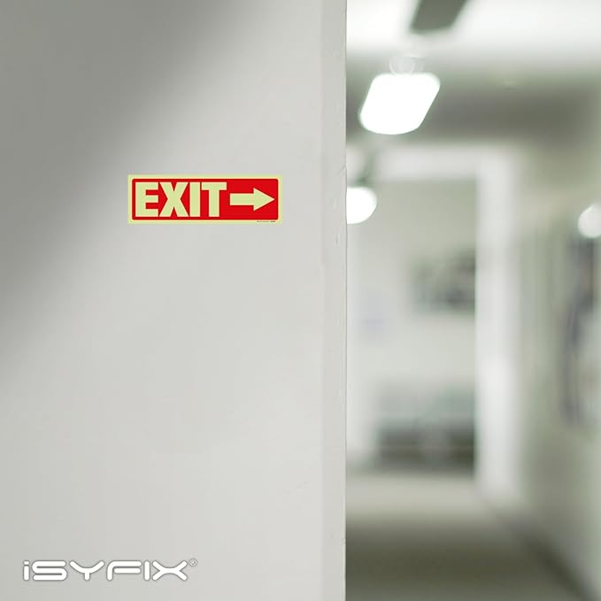 iSYFIX Exit Stickers Signs - Image 7