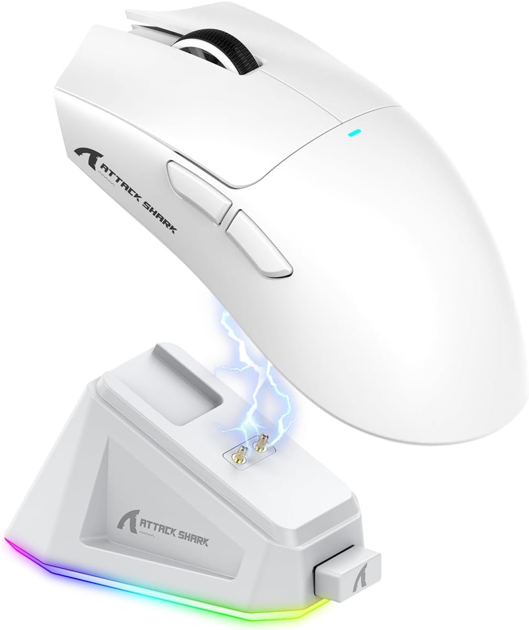 ATTACK SHARK X11 59g Lightweight Wireless Gaming Mouse,RGB Magnetic Charging ...