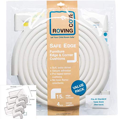 Roving Cove HeftyFit Edge Corner Protector Baby Proofing, Heavy-Duty, Soft NBR - Image 8