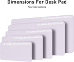 Aothia Faux Leather Desk Mat – Large Mouse Pad, Non-Slip PU Leather Blotter - Image 5