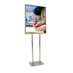 Bulletin Sign Holder – Econoco Heavy Duty Poster Display – Twin Uprights - Image 2