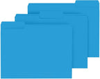 File Folder, PANDRI 120 Pack File Folder, 1/3 Cut Tab, Letter Size, Filing by PANDRI