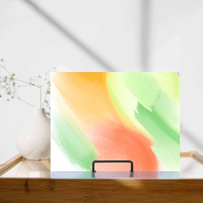Decolore 4 Pack 10 Inch Large Display Stands Square Plate Holder Display Stand - Image 7
