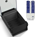 Acrimet Index Business Card Size File Holder Organizer Box Metal Base Heavy Duty - Image 3