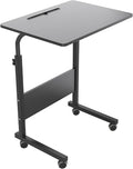 DlandHome Rolling Laptop Desk Stand Up Adjustable Mobile Laptop Desk, 23.6 by DlandHome