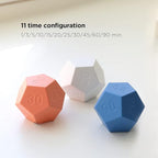 mooas Dodecagon Time Ball Rechargeable Mini Timer, 11 Preset Times, Desk - Image 2