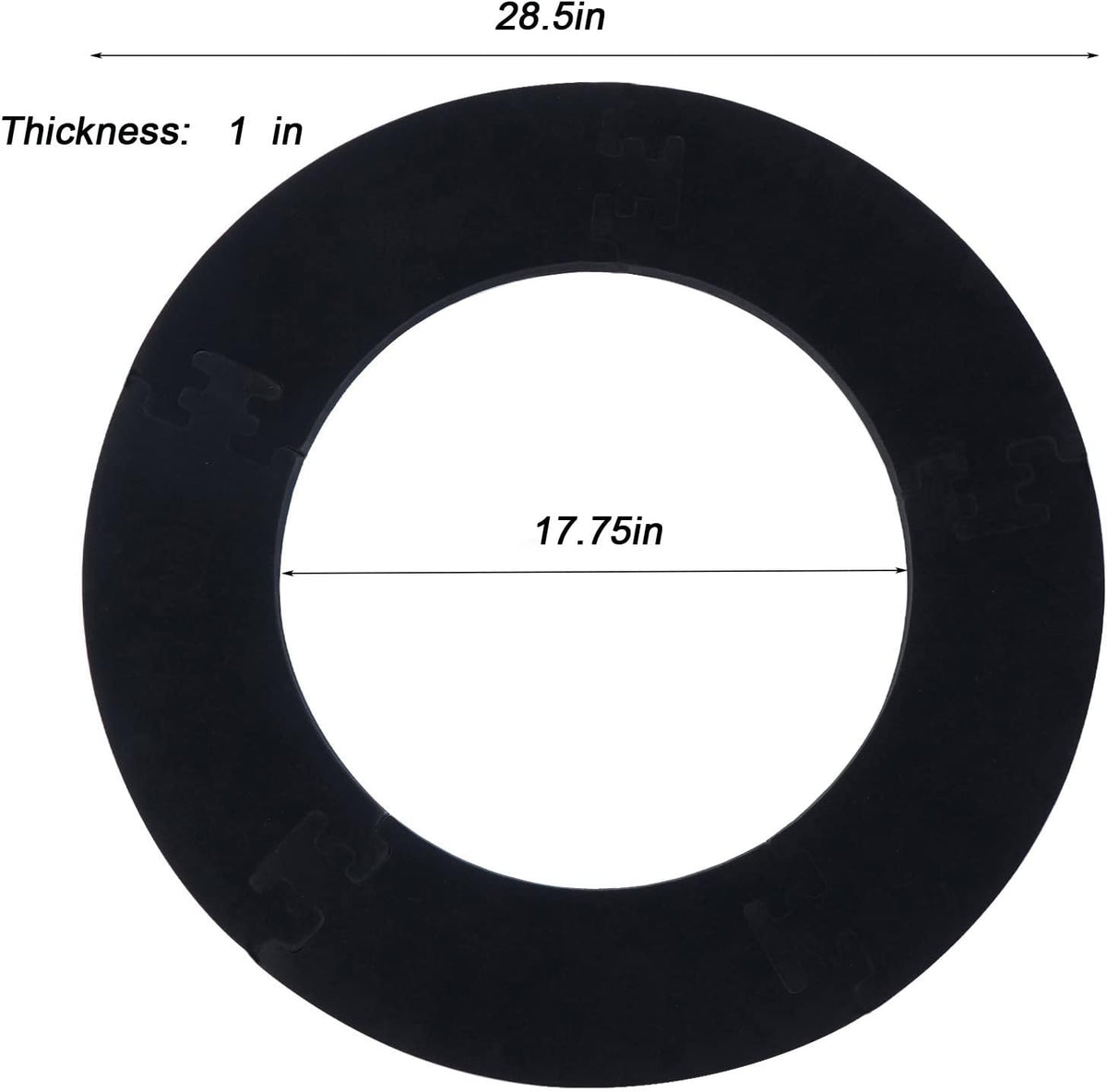 5Pcs Splicing Dart Board Wall Protector, Cork Dartboard Backboard Wall Surround