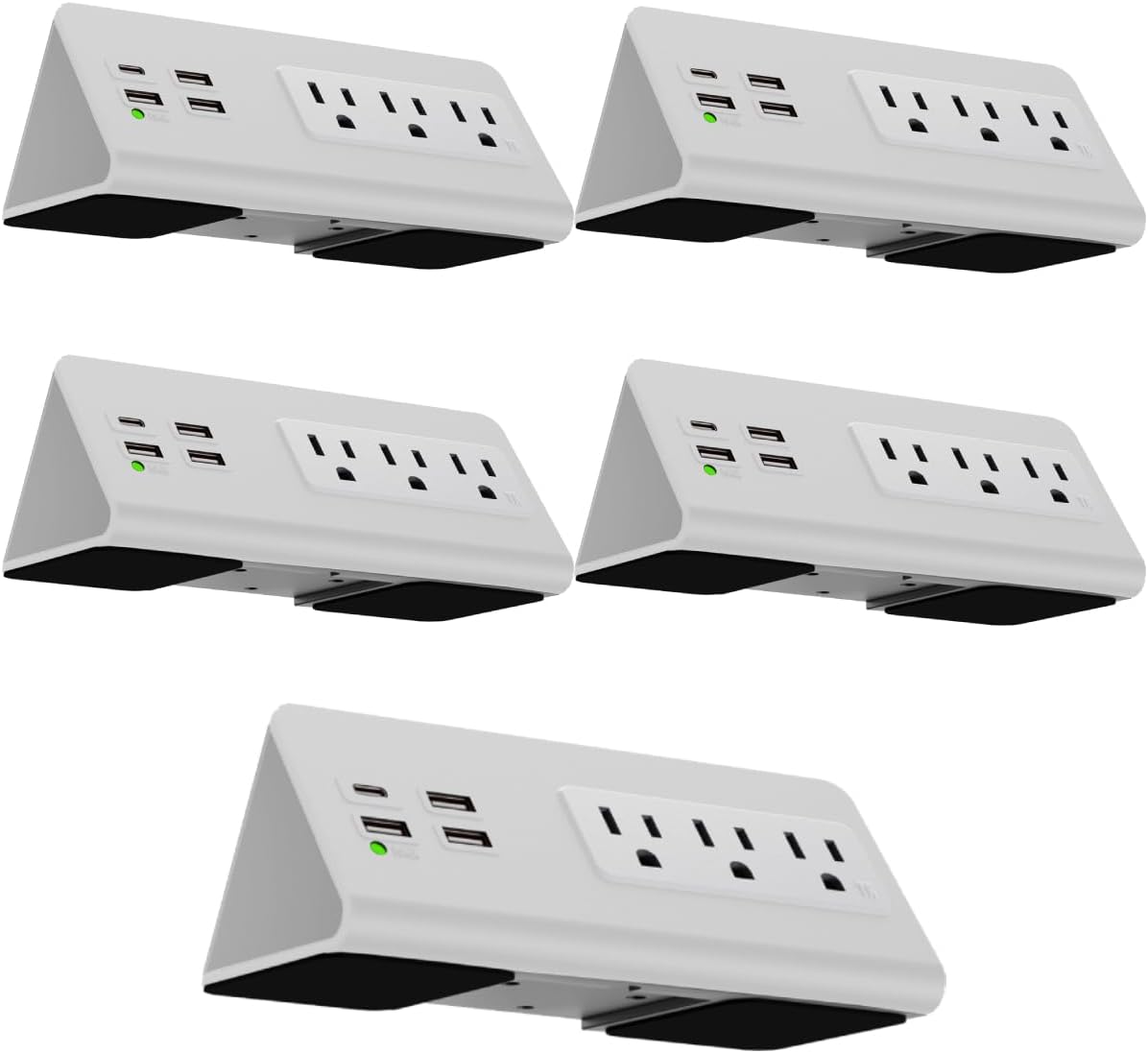 Kable Kontrol Desk Clamp Power Strip