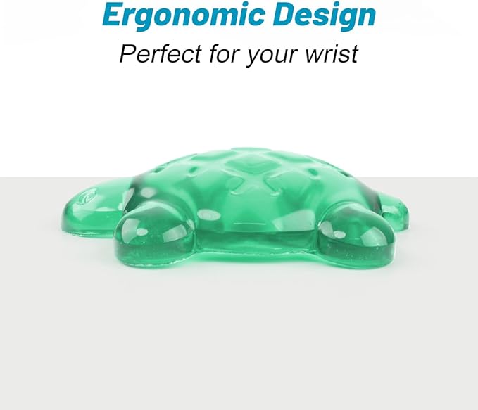 Lucocia Silicone Gel Mouse Wrist Rest, Cute Turtle Shape Ergonomic Elbow Mouse - Image 5