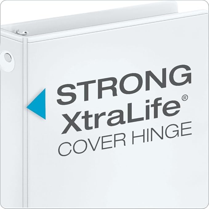 Cardinal Economy 3-Ring Binders, Round Rings, Holds 625 Sheets, Carton of 12 - Image 3