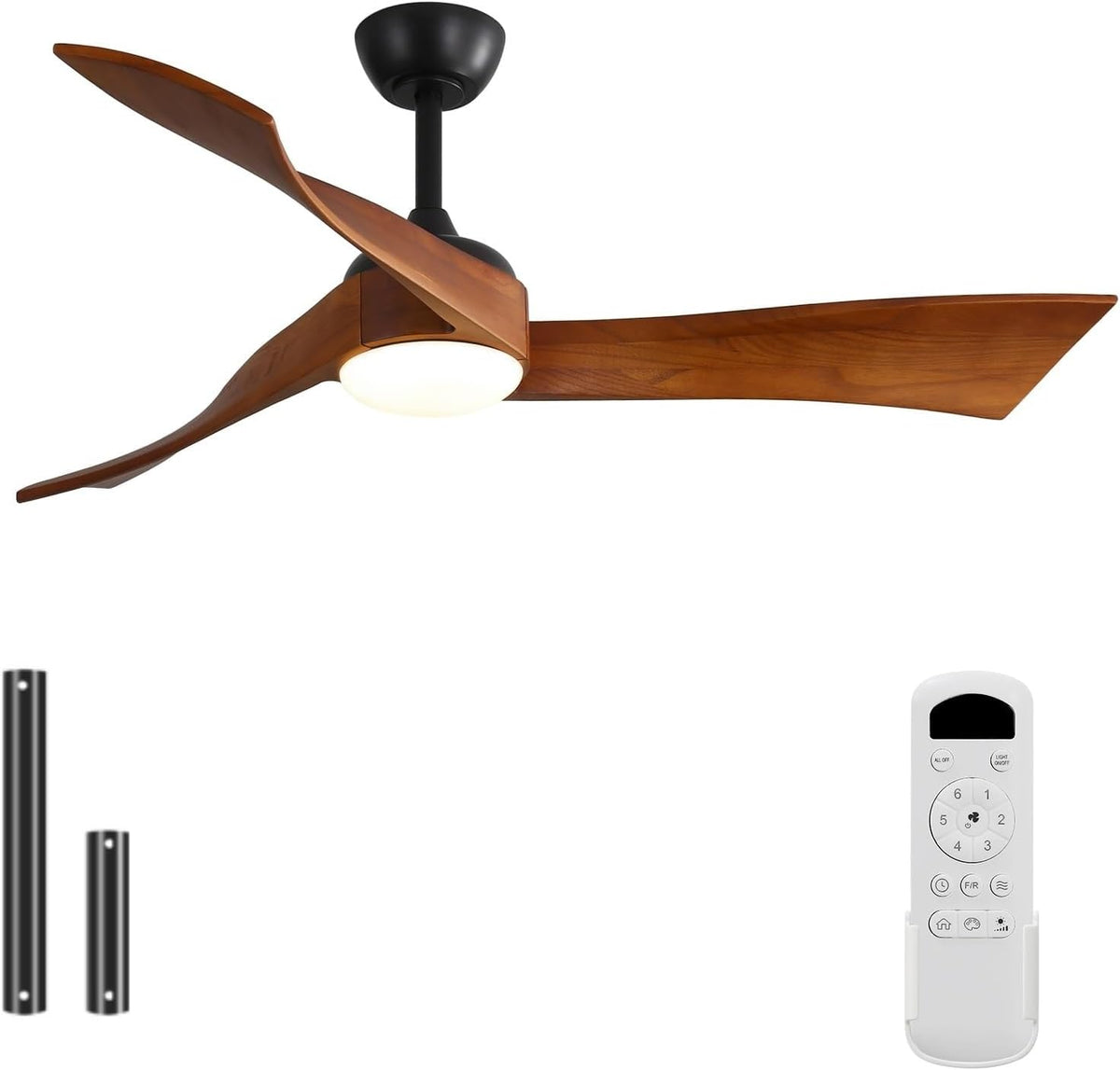 sofucor 52 inch ceiling fan with light and, main product view