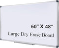 60 x 48 Inch Magnetic Whiteboard by DexBoard