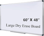 60 x 48 Inch Magnetic Whiteboard by DexBoard