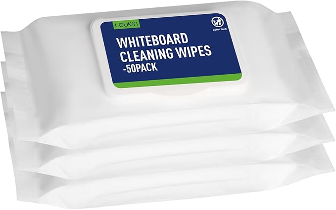 loukin Dry Erase Wipes, Non-Toxic Cleaning Wipes by LOUKIN