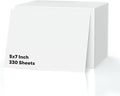 330 Sheets of Cardstock 5 x 7, Heavyweight Cover Cardstock Printer Paper by Nichela
