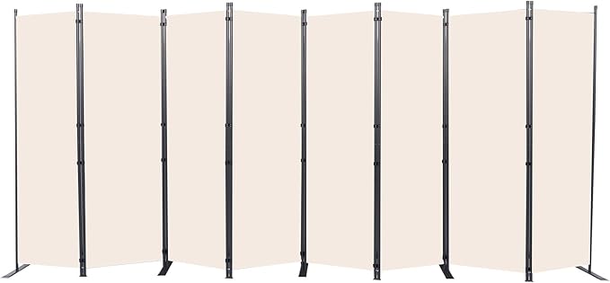 CHOSENM Room Divider, 8 Panel Folding Privacy Screens by CHOSENM