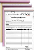 Personalized Invoice Book Custom 2 Part/3 Part Receipt Book Quote Estimate by BFHEFGSUU