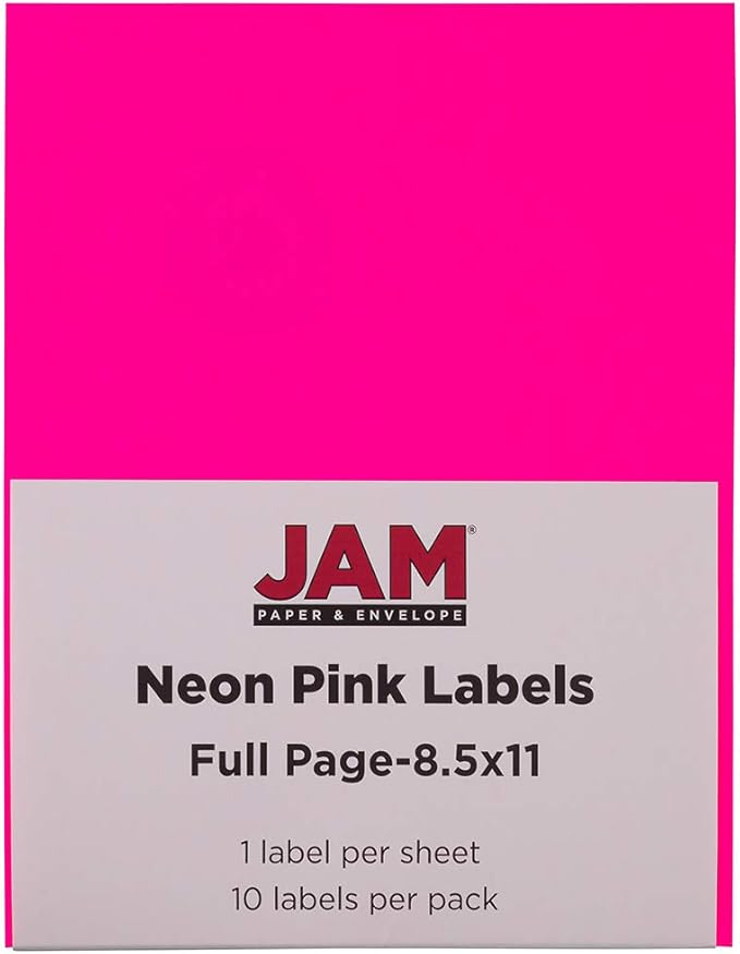 JAM PAPER Full Sheet Shipping Labels - Image 5