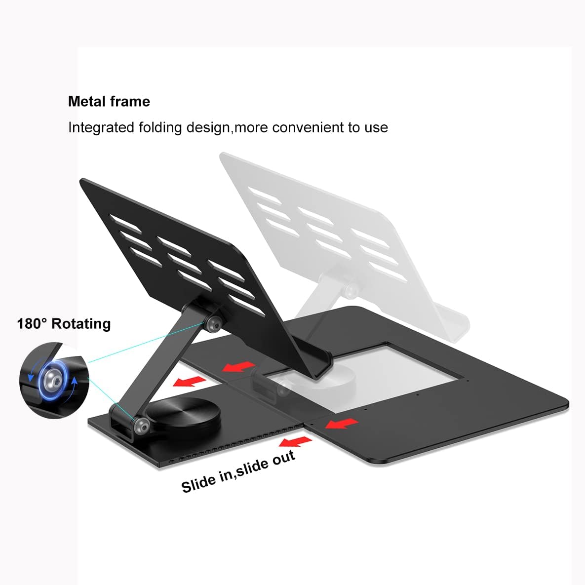 for Samsung Galaxy Z Fold 7/6/5/4/3 Adjustable Stand for Desk, Fully Foldable...