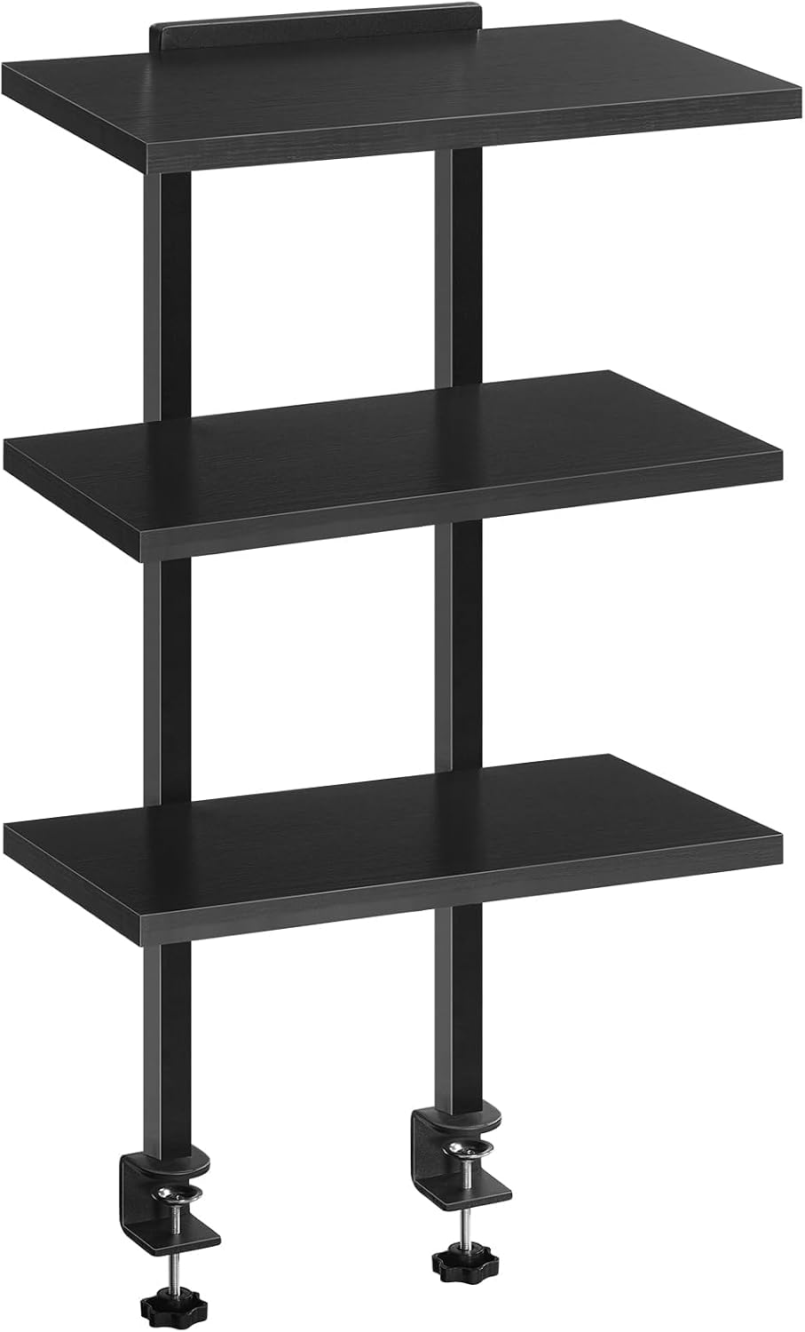 mahancris clamp on desk organizer, 3-tier desktop bookshelf, main product view