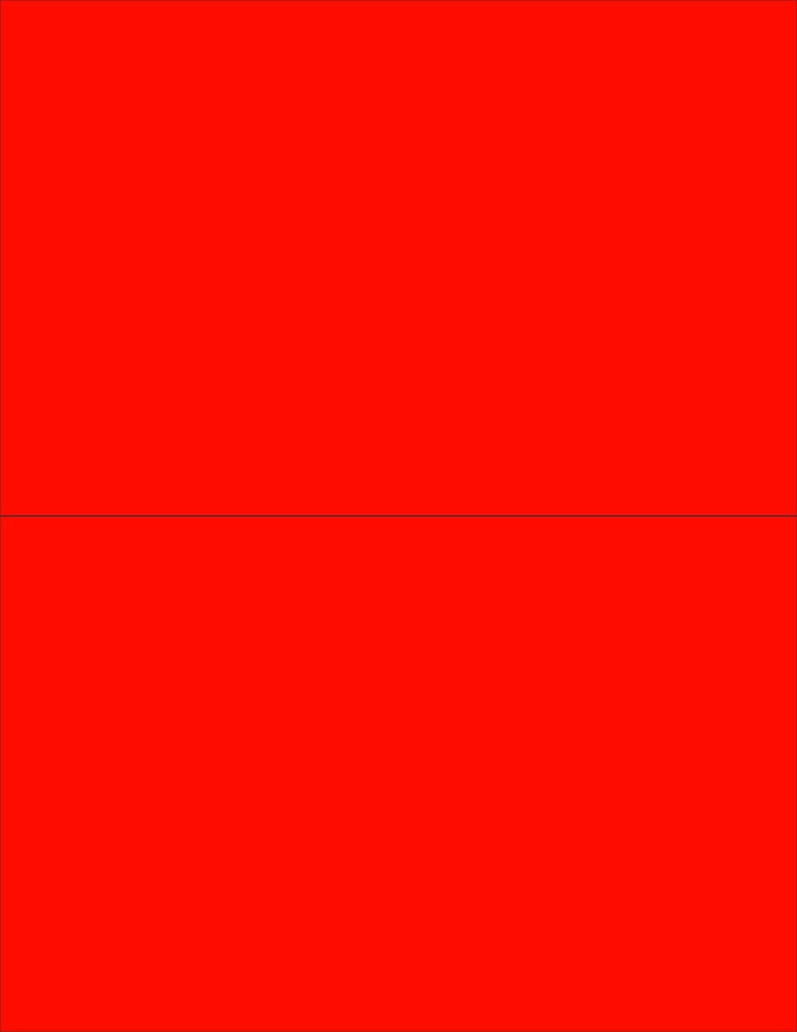 NextDayLabels - 8-1/2 x 11 Neon Color High Light Fluorescent Labels