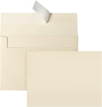 Ivory Blank Cards and Envelopes, Goefun 5x7 Flat Cream Cardstock and A7 by Goefun