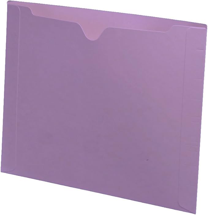 11 pt Lavender Color Jacket, Letter Size, Dental Style by Ecom+Folders