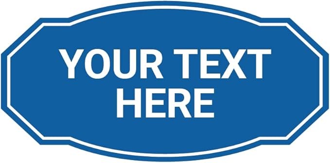 Custom Victorian Wall or Door Sign – Personalized Plastic Sign - Image 3