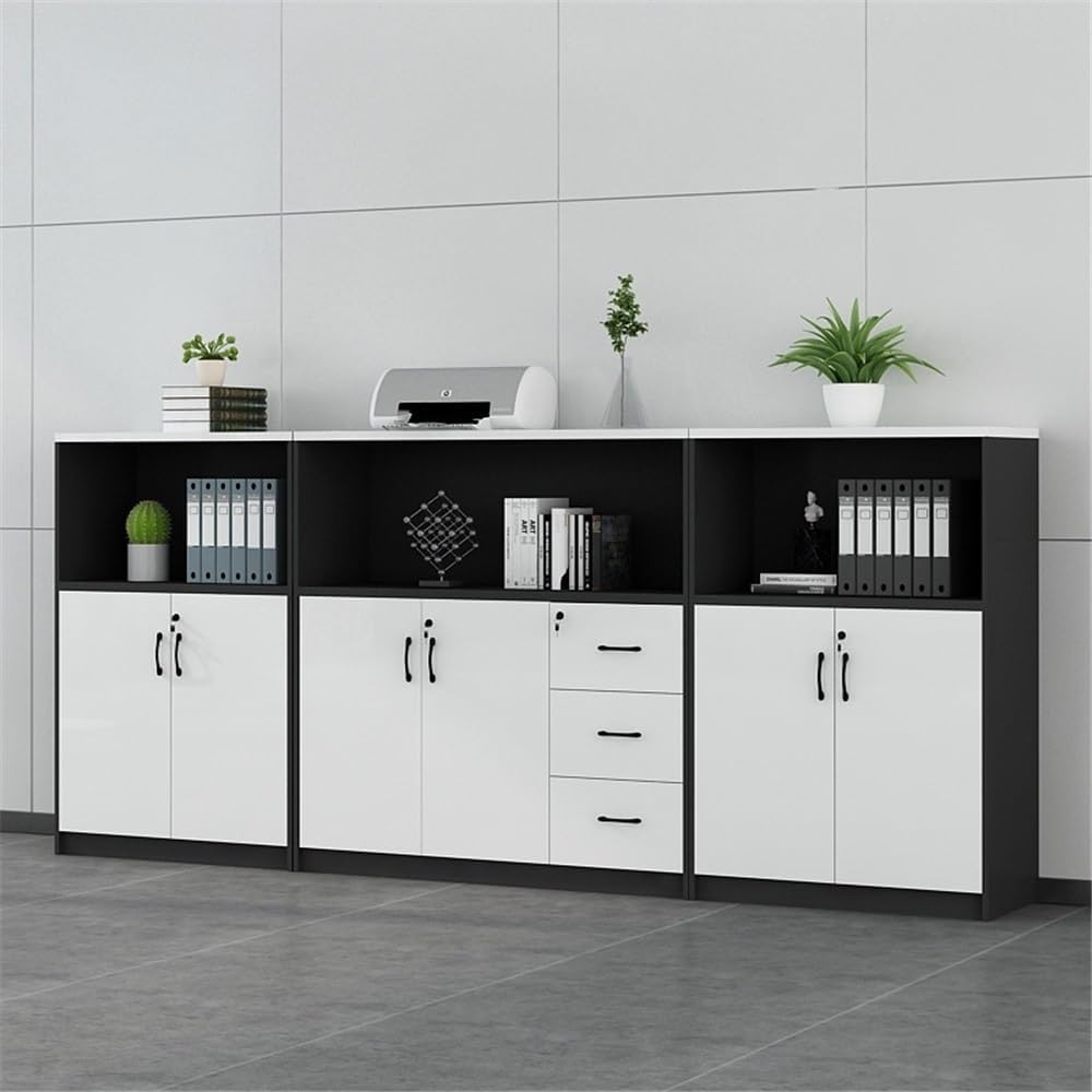 Multifunctional File Cabinet with Five Doors Three Cabinets Office Data Sundry Storage File Cabinets