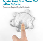 Lucocia Silicone Gel Mouse Wrist Rest, Cute Turtle Shape Ergonomic Elbow Mouse - Image 2