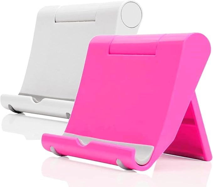 JUSDIQIR Cell Phone Stand for Desk Foldable Cell Phone Holder Desk Tablet by JUSDIQIR