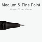Pentonic Gel Pens, Medium & Fine Point, Smooth Writing - Image 5