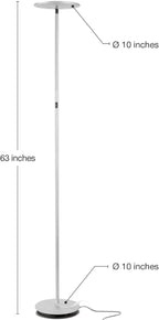 Brightech Sky LED Floor lamp, Torchiere Super Bright Floor Lamp - Image 6