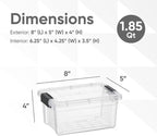 Superio Clear Storage Bins - Image 2