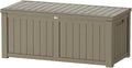 PATIOEASY Outdoor Storage Box 150GAL Waterproof Resin Deck Box, UV-Resistant by Unknown