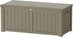 PATIOEASY Outdoor Storage Box 150GAL Waterproof Resin Deck Box, UV-Resistant by Unknown