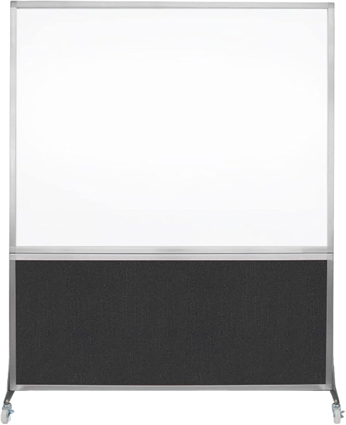 DivideWrite Mobile Whiteboard | Double Sided Dry Erase Board | Portable Office by VERSARE