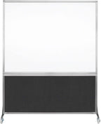 DivideWrite Mobile Whiteboard | Double Sided Dry Erase Board | Portable Office by VERSARE