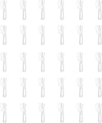 30 PCS Plastic Curtain Hooks Adjustable Pinch Pleat Curtain Clips Room Divider by CBSROROHome